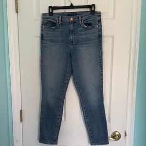 Level 99 Women's Skinny Jeans in Medium Blue Wash